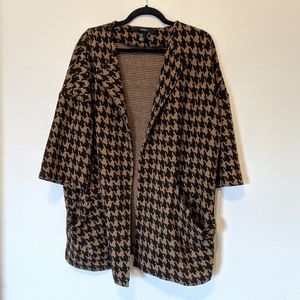Houndstooth coat size M